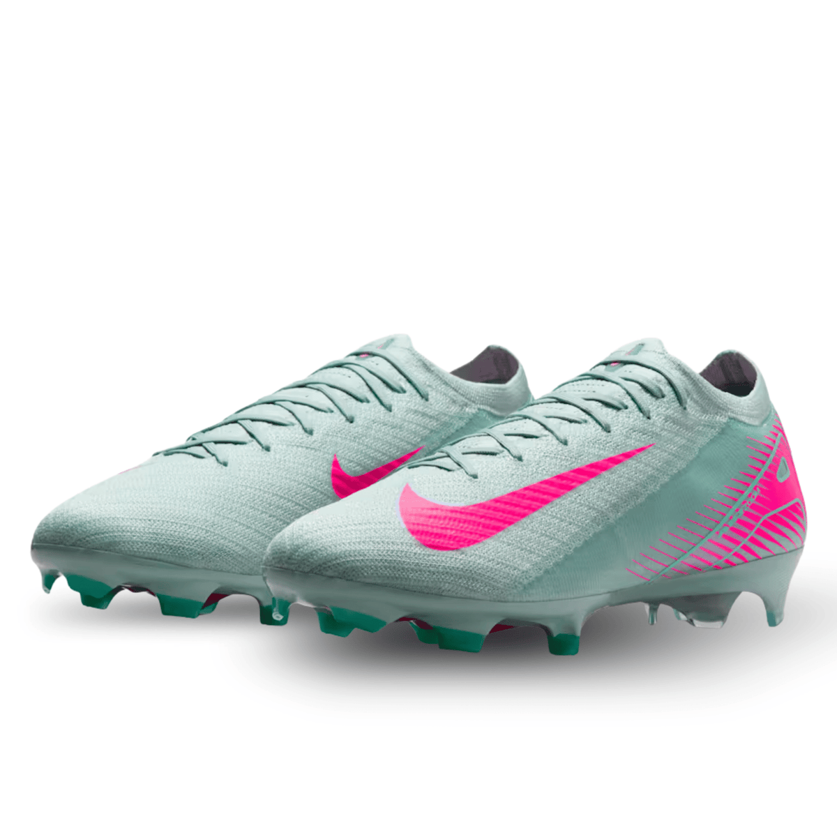 Nike Zoom Mercurial Vapor 16 Elite FG Soccer Cleats (Ocean Cube/Pink Blast) | SoccerWearhouse