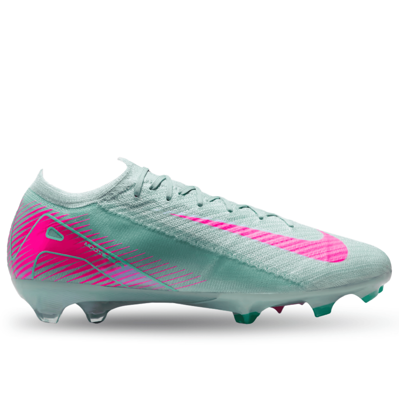 Nike Zoom Mercurial Vapor 16 Elite FG Soccer Cleats (Ocean Cube/Pink Blast) | SoccerWearhouse