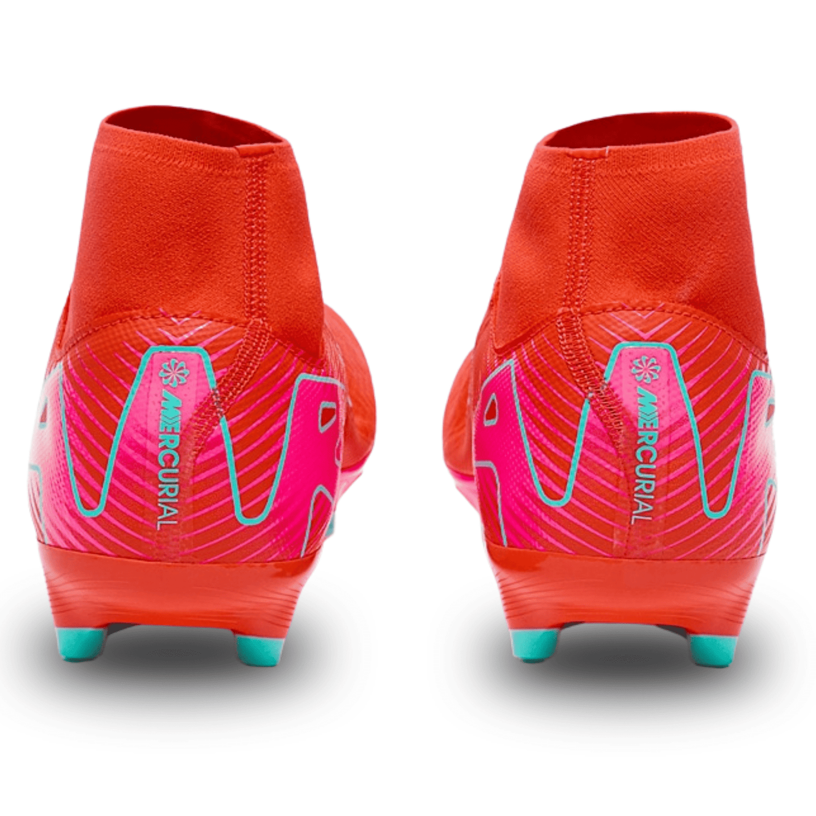 Nike Zoom Superfly 10 Academy FG/MG Soccer Cleats (Ember Glow/Aurora Green) | SoccerWearhouse