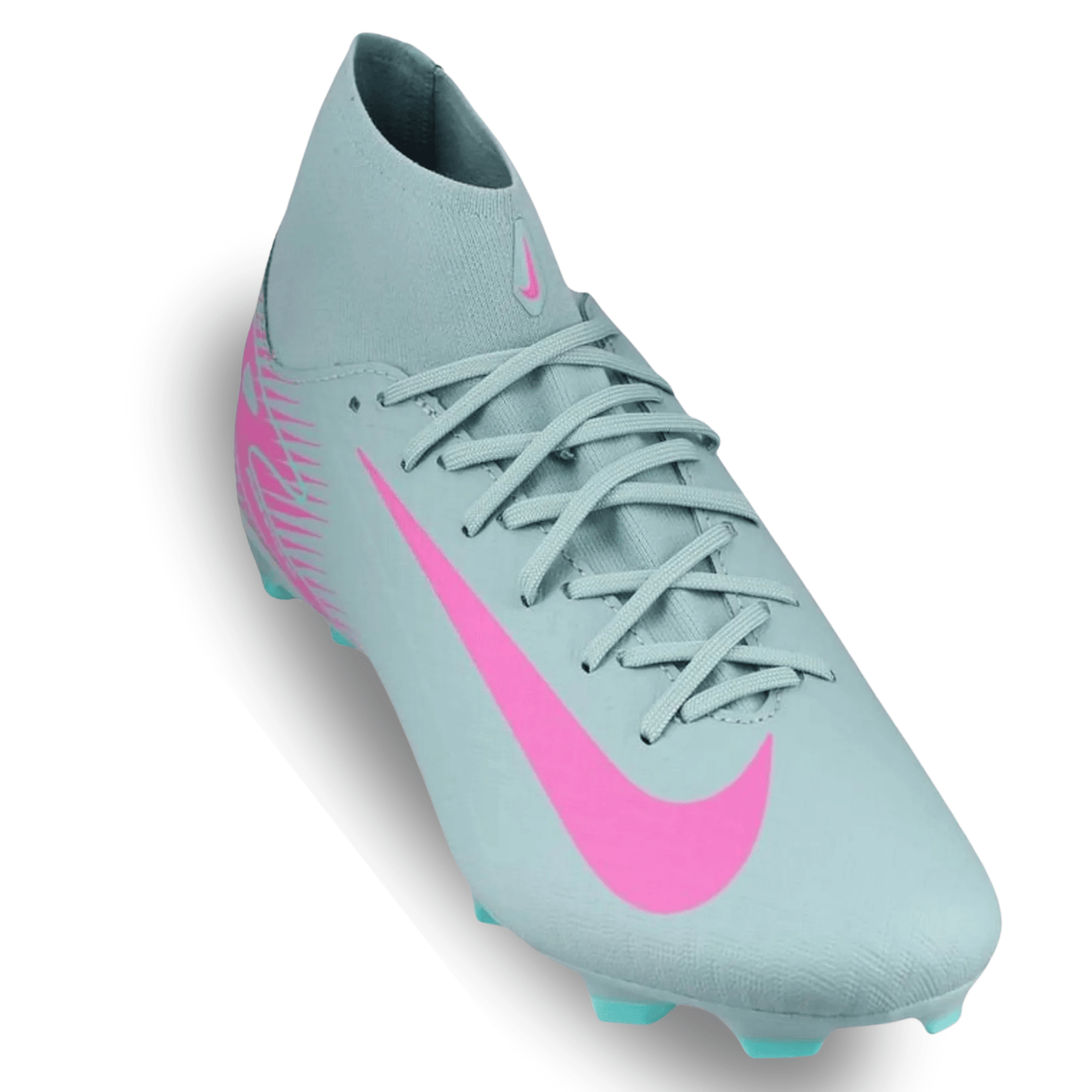 Nike Zoom Superfly 10 Academy FG/MG Soccer Cleats (Ocean Cube/Pink Blast) | SoccerWearhouse