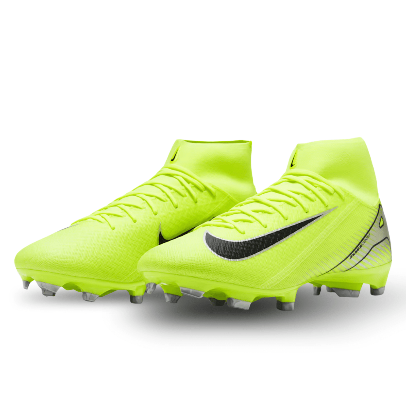 Nike Zoom Superfly 10 Academy FG/MG Soccer Cleats (Volt/Black) | SoccerWearhouse