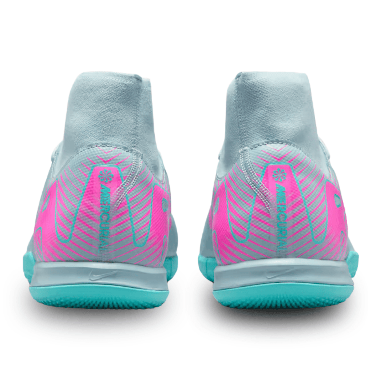 Nike Zoom Superfly 10 Academy IC Indoor Soccer Shoes (Ocean Cube/Pink Blast) | SoccerWearhouse