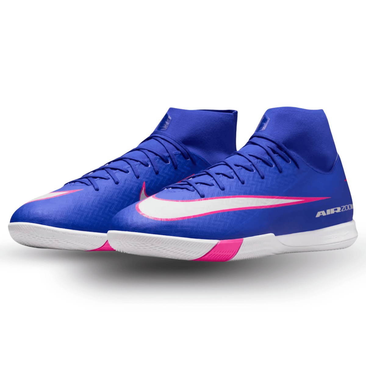 Nike Zoom Superfly 10 Academy Indoor Soccer Shoes (Racer Blue/White) | SoccerWearhouse
