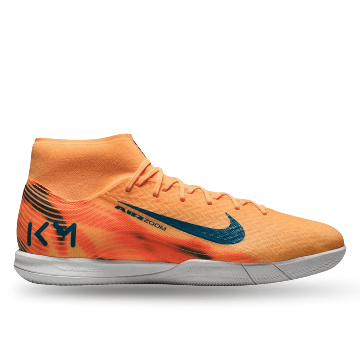 Nike Zoom Superfly 10 Academy KM Indoor Soccer Shoes (Melon Tint/Neo Turq/Igloo) | SoccerWearhouse