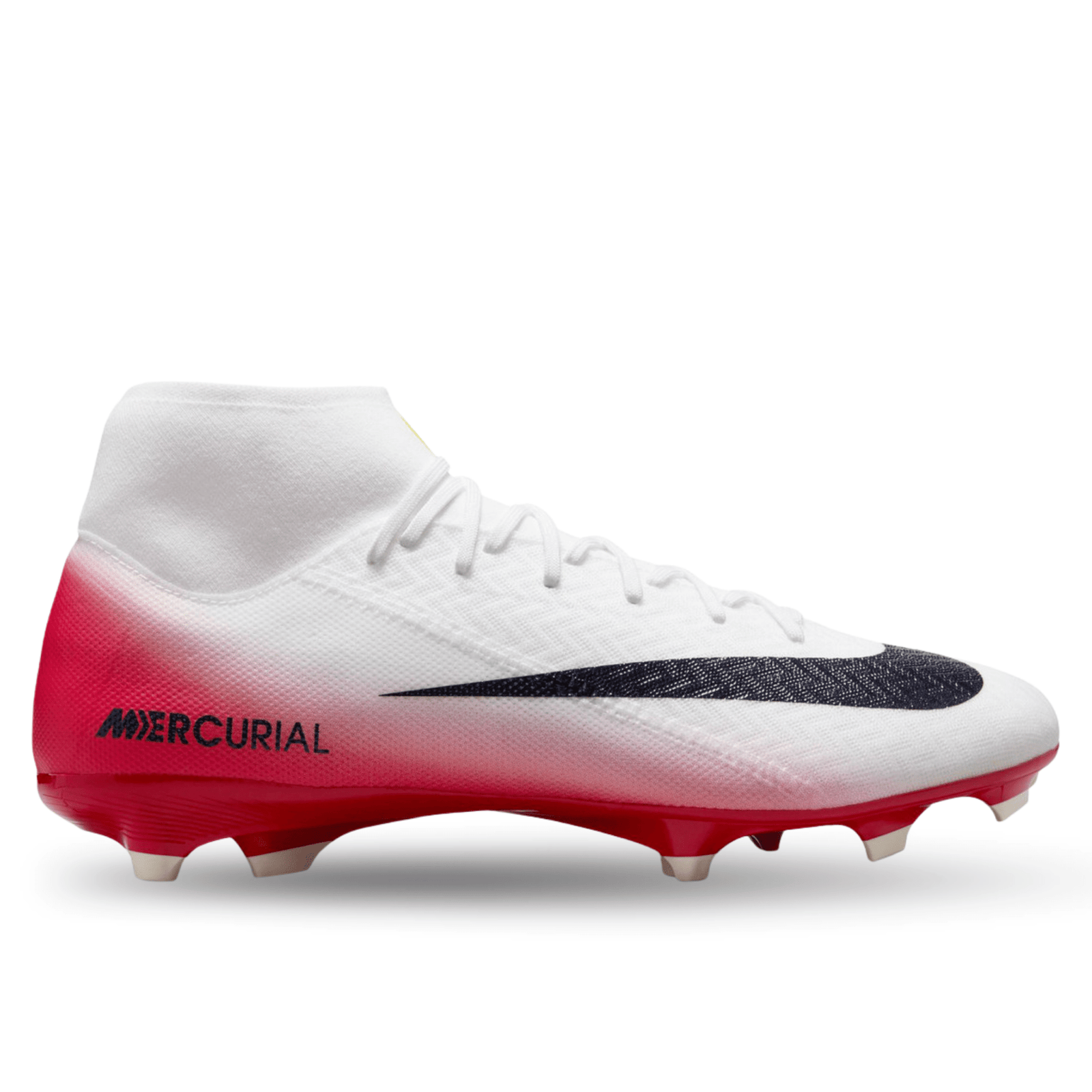 Nike Zoom Superfly 10 Academy LV8 Firm Ground/Multi Ground Soccer Cleats (University Red/Dark Obsidian) | SoccerWearhouse