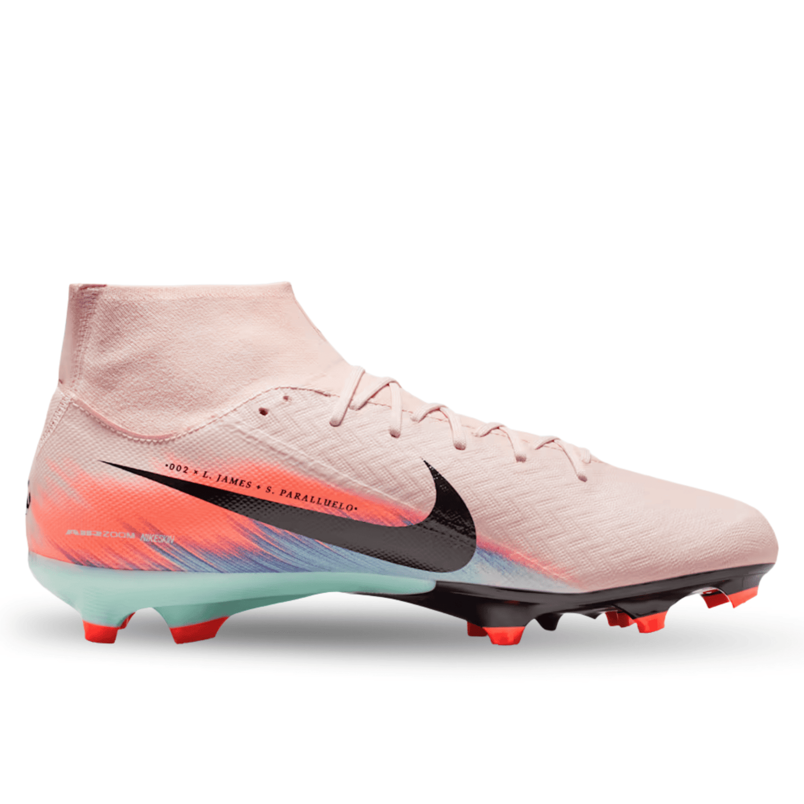 Nike Zoom Superfly 10 Academy NU2 Firm Ground/Multi Ground Soccer Cleats (Silt Red/Racer Blue) | SoccerWearhouse