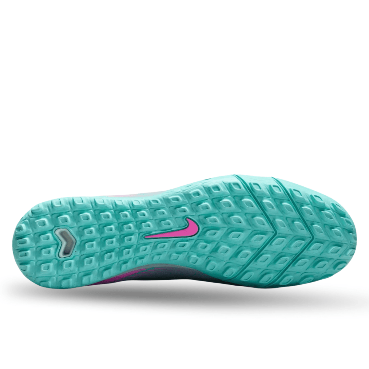 Nike Zoom Superfly 10 Academy TF Turf Soccer Shoes (Ocean Cube/Pink Blast) | SoccerWearhouse