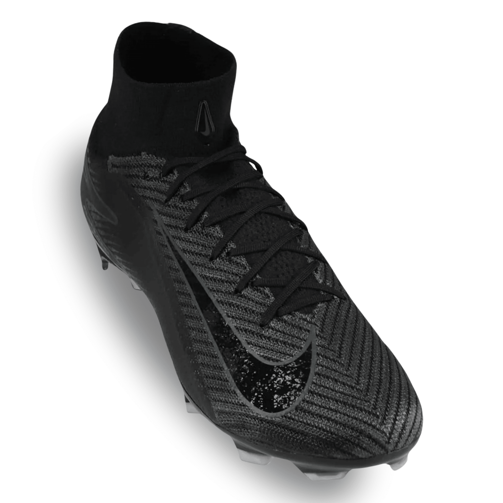 Nike Zoom Superfly 10 Elite FG Soccer Cleats (Black/Black - Deep Jungle) | SoccerWearhouse