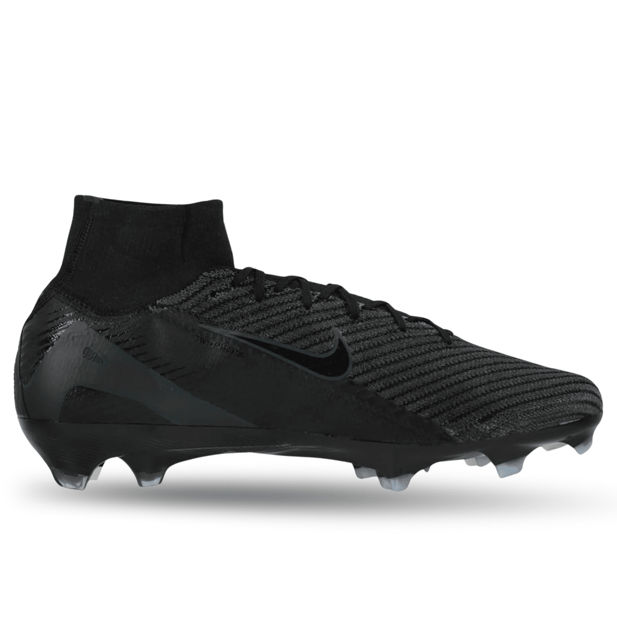 Nike Zoom Superfly 10 Elite FG Soccer Cleats (Black/Black - Deep Jungle) | SoccerWearhouse