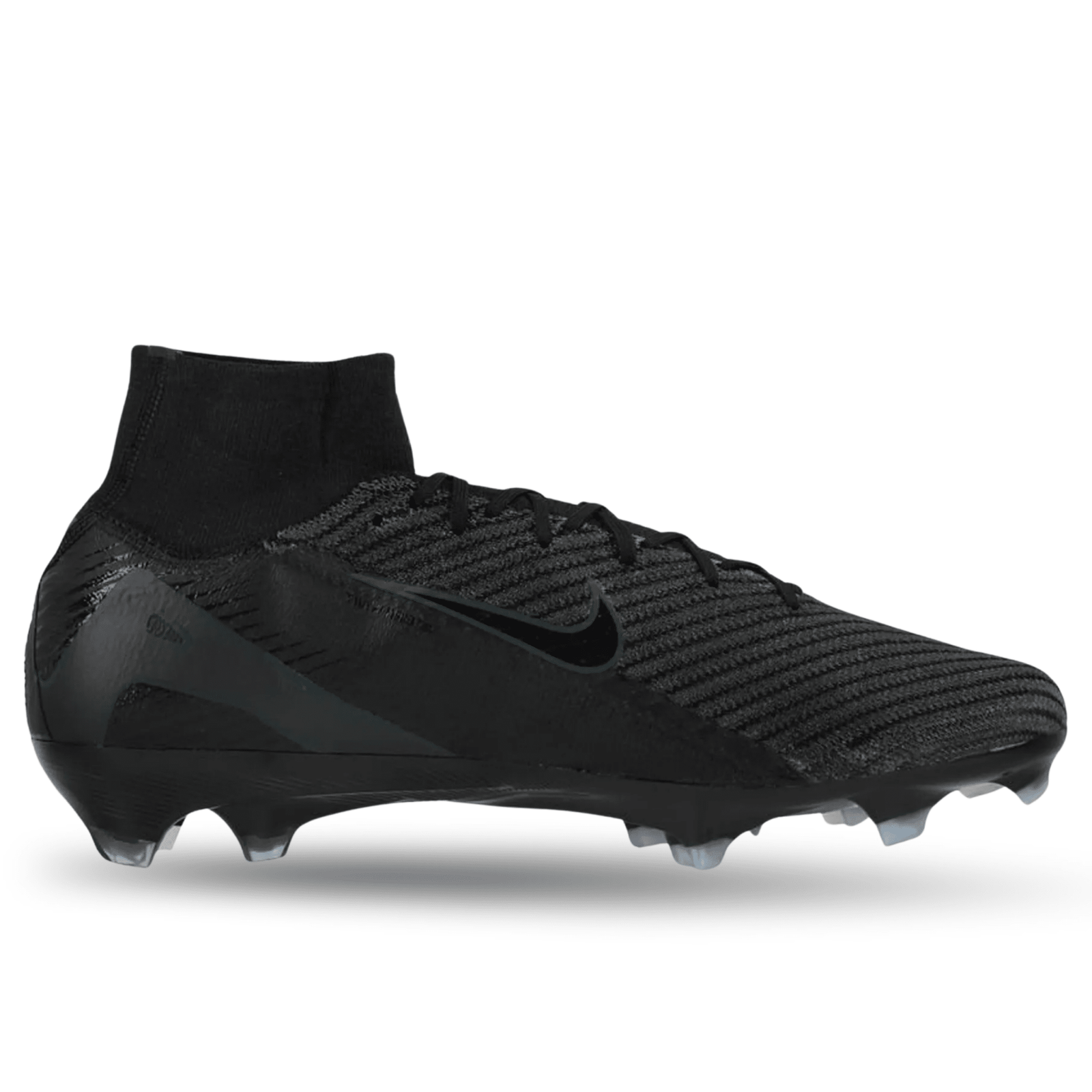 Nike Zoom Superfly 10 Elite FG Soccer Cleats (Black/Black - Deep Jungle) | SoccerWearhouse