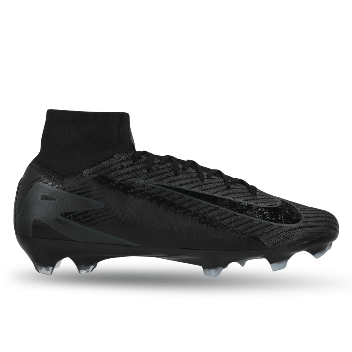 Nike Zoom Superfly 10 Elite FG Soccer Cleats (Black/Black - Deep Jungle) | SoccerWearhouse