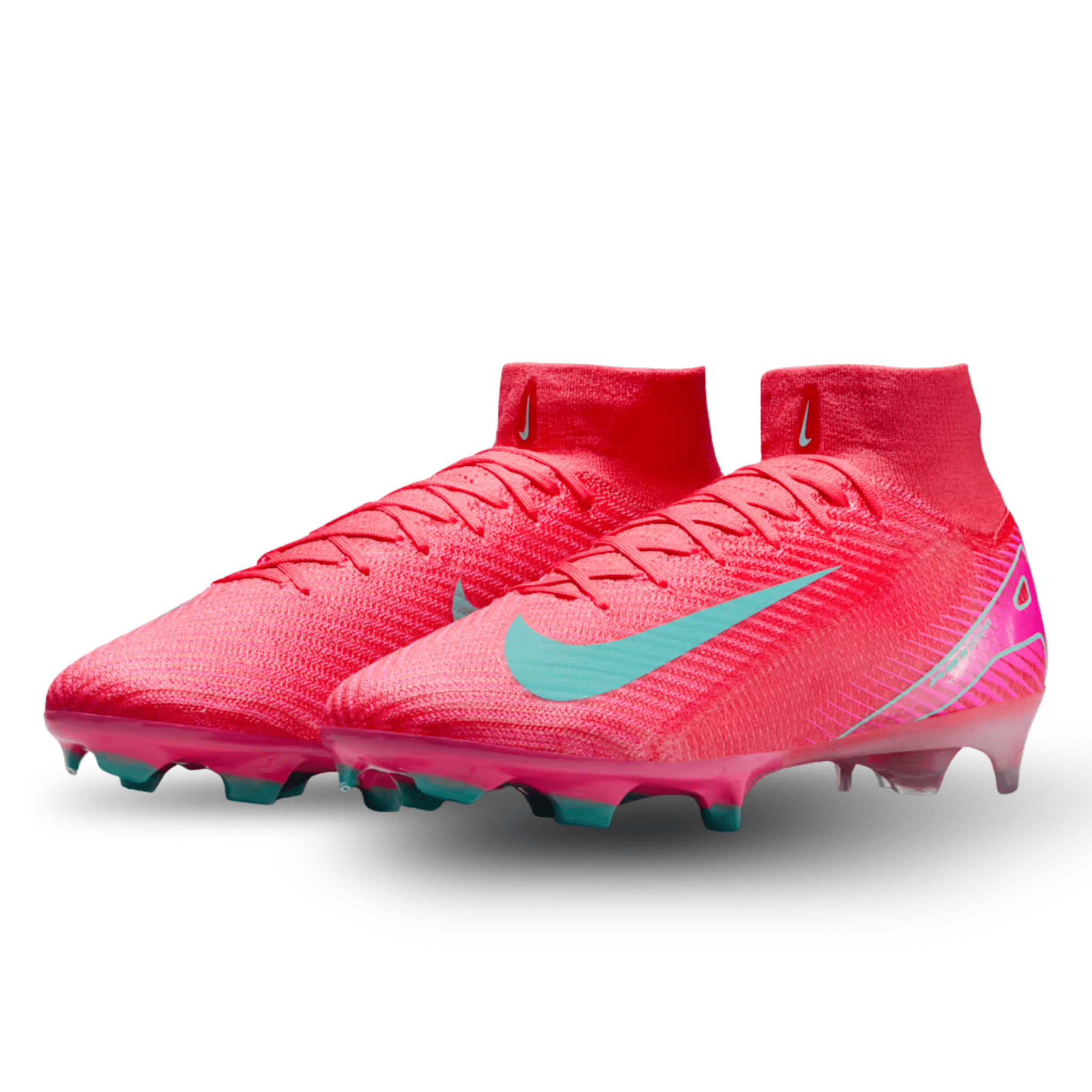 Nike Zoom Superfly 10 Elite FG Soccer Cleats (Ember Glow/Aurora Green) Nike Zoom Superfly 10 Elite FG Soccer Cleats (Ember Glow/Aurora Green)