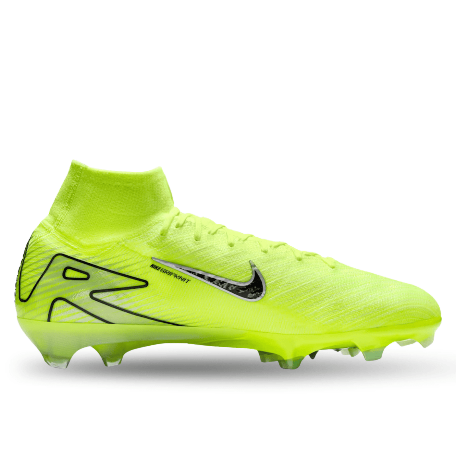 Nike Zoom Superfly 10 Elite FG Soccer Cleats (Volt/Black) | SoccerWearhouse