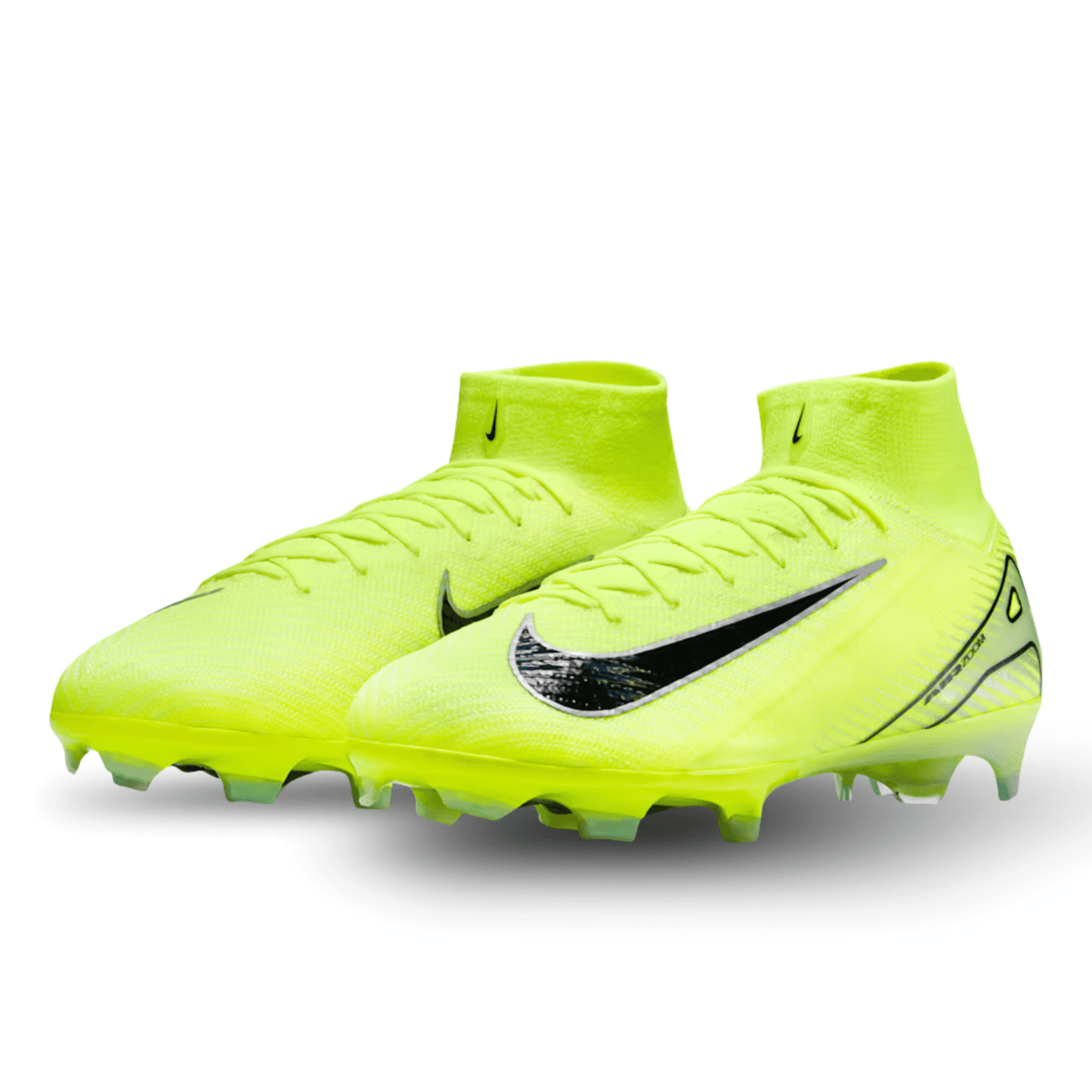 Nike Zoom Superfly 10 Elite FG Soccer Cleats (Volt/Black) | SoccerWearhouse