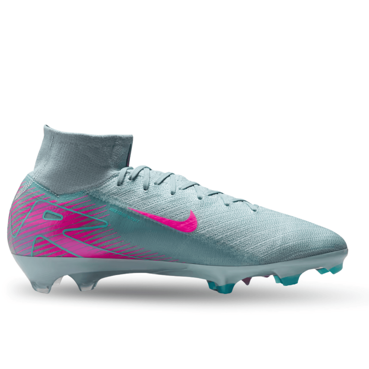 Nike Zoom Superfly 10 Elite Firm Ground Soccer Cleats (Ocean Cube/Pink Blast) | SoccerWearhouse