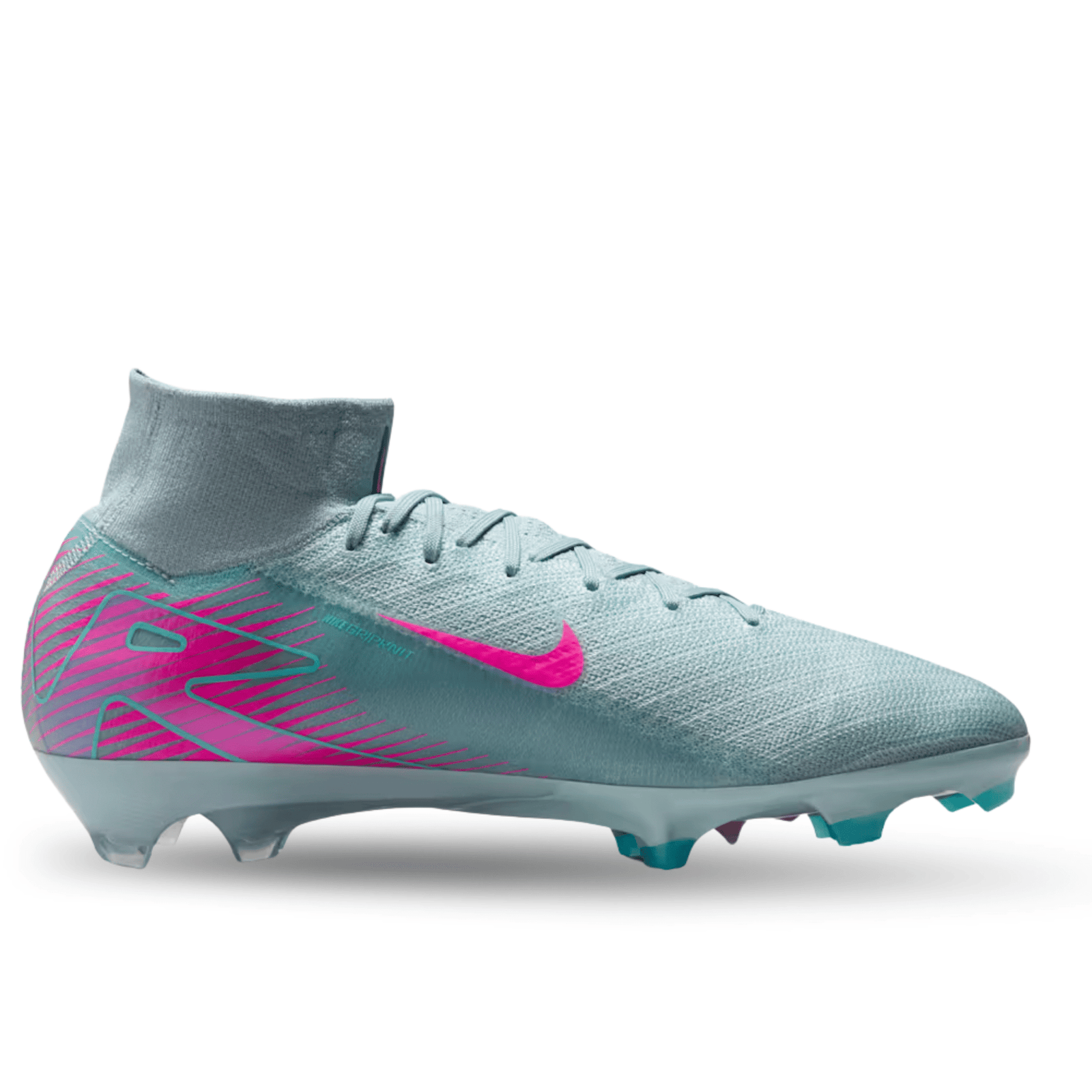 Nike Zoom Superfly 10 Elite Firm Ground Soccer Cleats (Ocean Cube/Pink Blast) | SoccerWearhouse