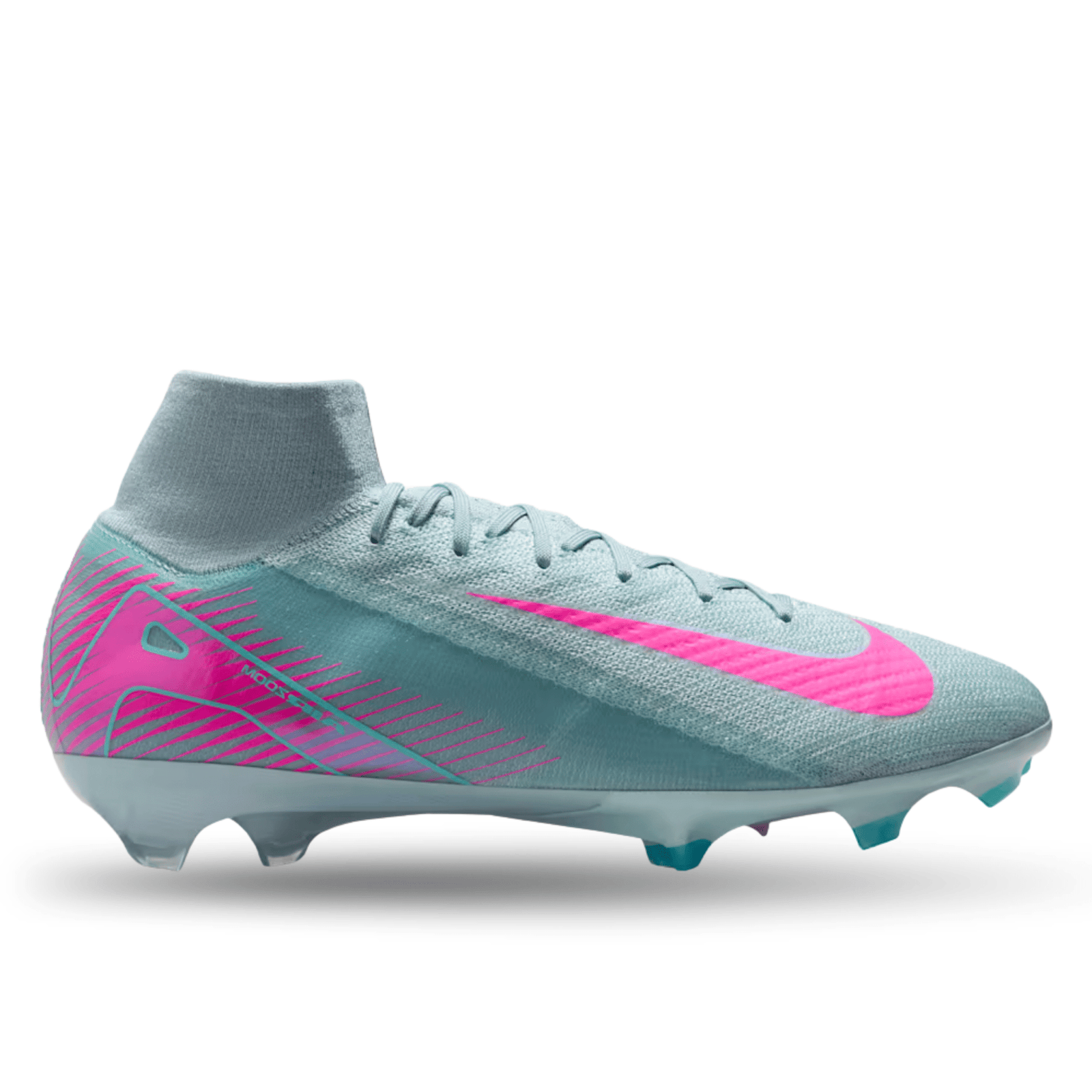 Nike Zoom Superfly 10 Elite Firm Ground Soccer Cleats (Ocean Cube/Pink Blast) | SoccerWearhouse