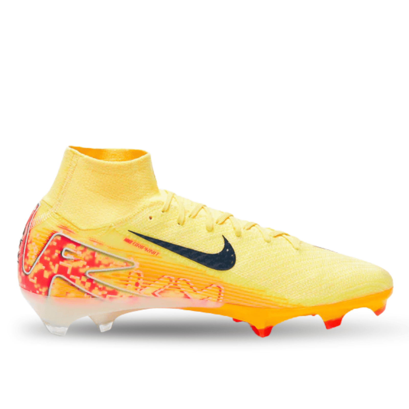 Nike Zoom Superfly 10 Elite KM FG Soccer Cleats (Light Laser Orange/Armory Navy) | SoccerWearhouse
