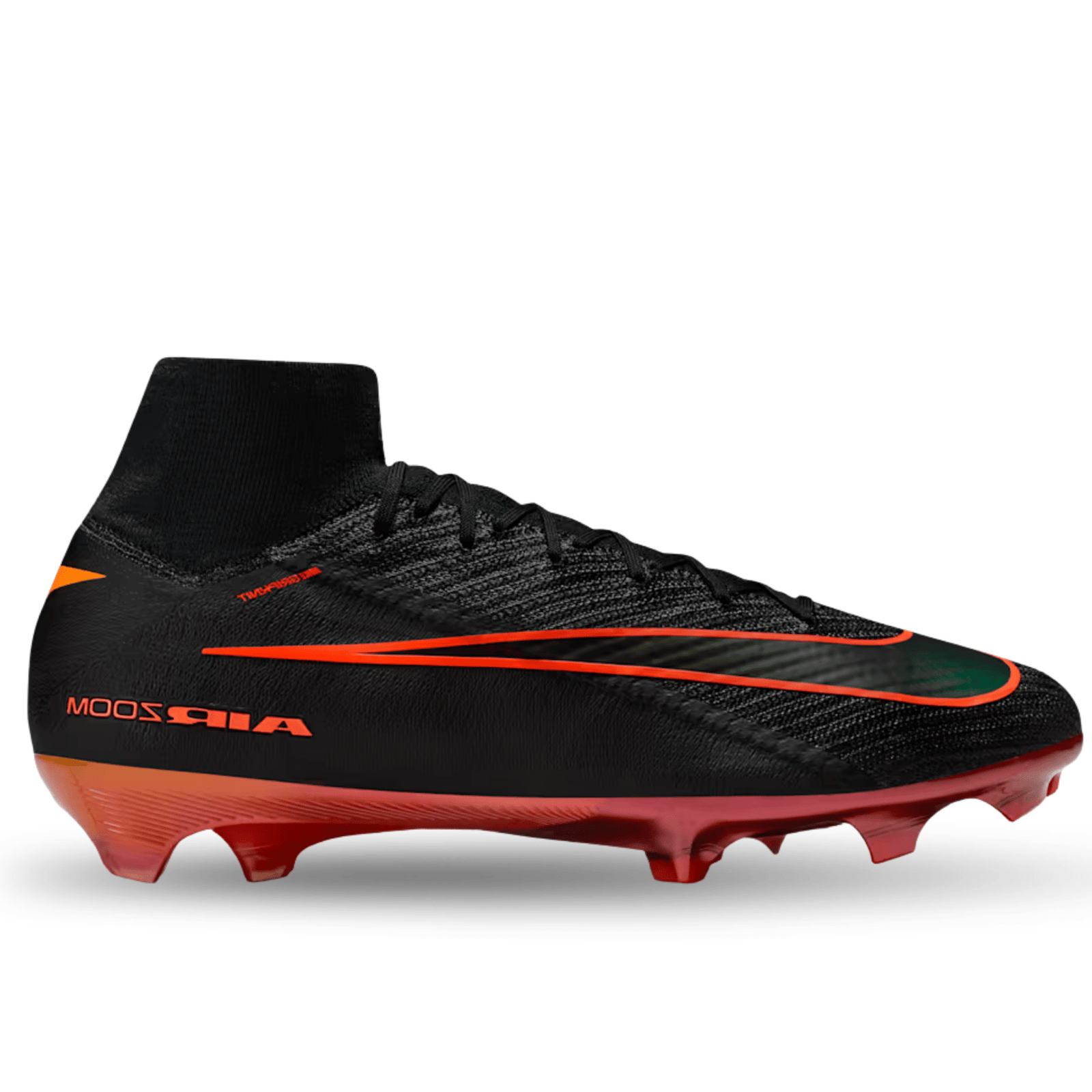 Nike Zoom Superfly 10 Elite LV8 FG Soccer Cleats (Black/Hyper Crimson) | SoccerWearhouse