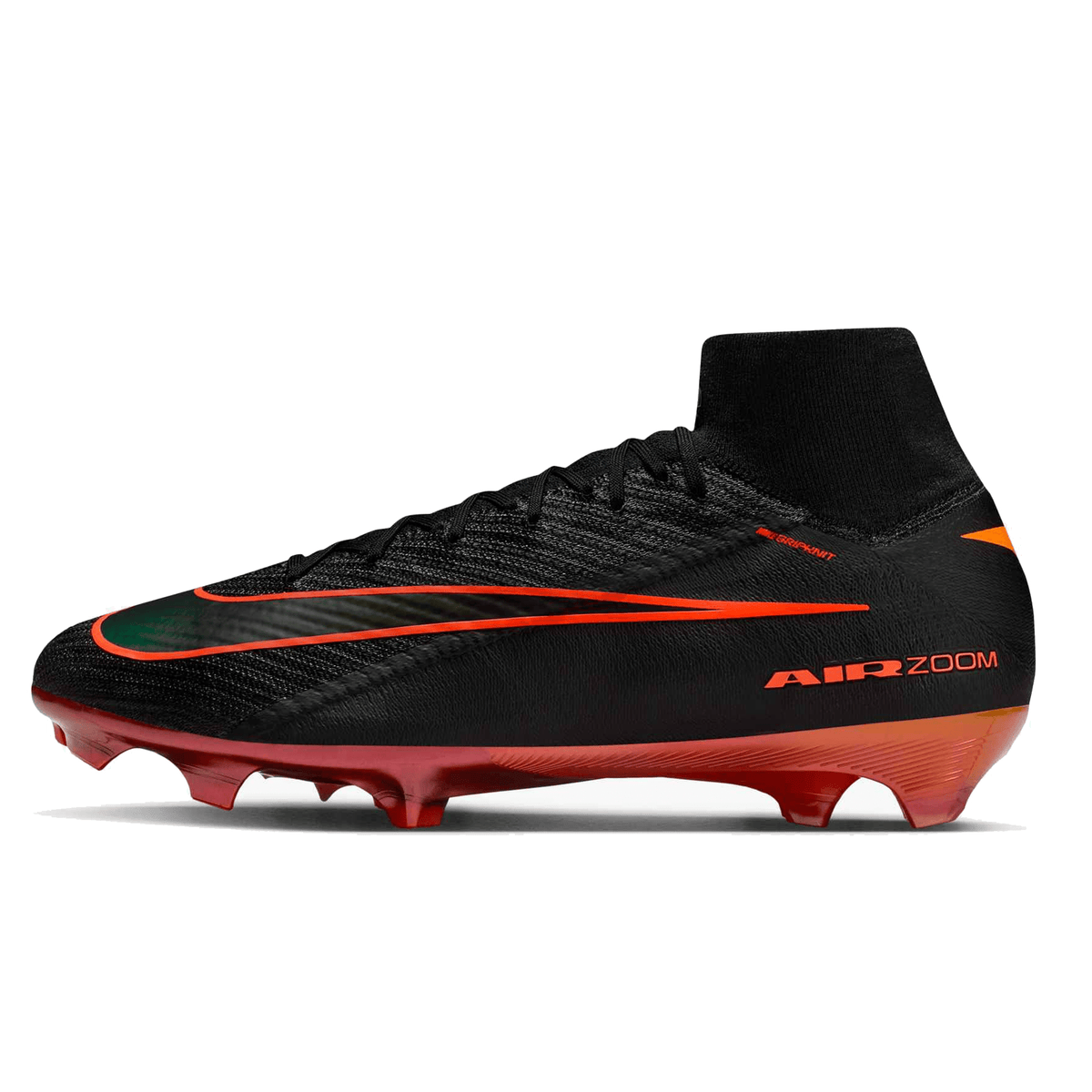 Nike Zoom Superfly 10 Elite LV8 FG Soccer Cleats (Black/Hyper Crimson) | SoccerWearhouse