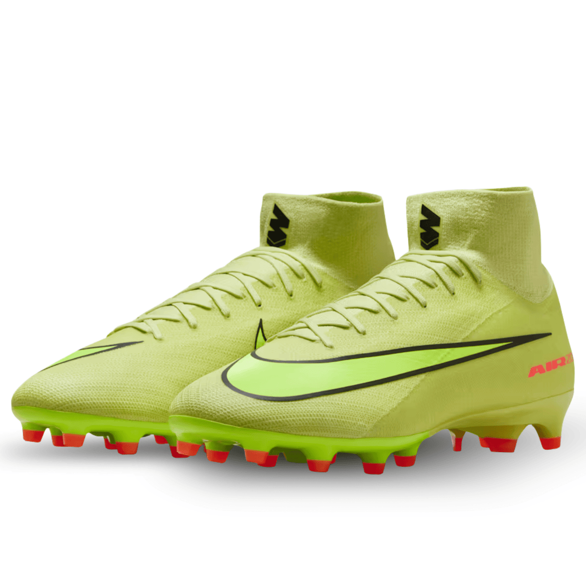 Nike Zoom Superfly 10 Pro Artificial Grass - Pro Soccer Cleats (Limelight/Volt/Hyper Crimson) | SoccerWearhouse