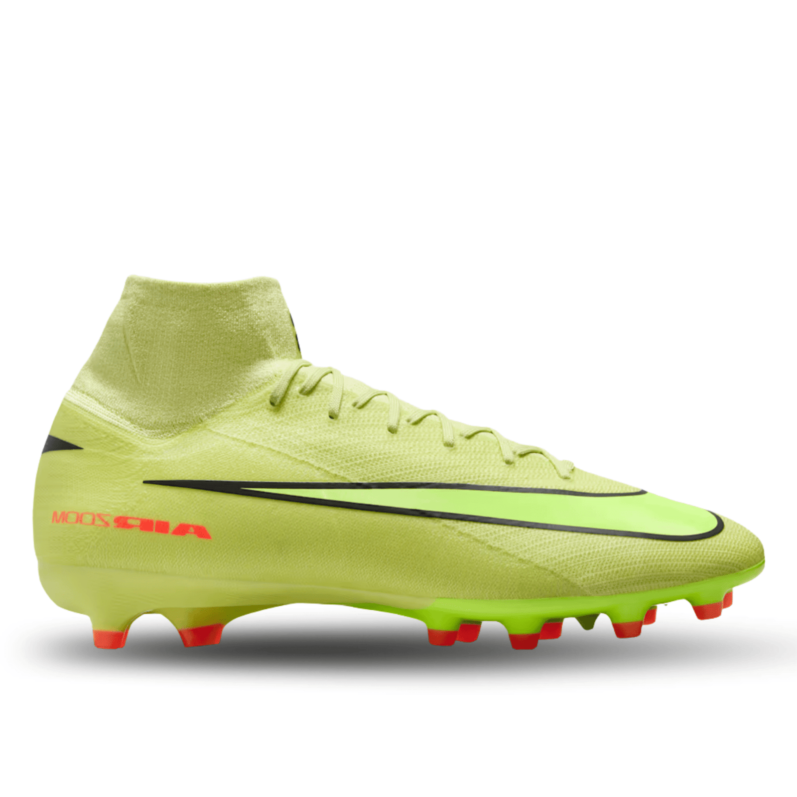 Nike Zoom Superfly 10 Pro Artificial Grass - Pro Soccer Cleats (Limelight/Volt/Hyper Crimson) | SoccerWearhouse