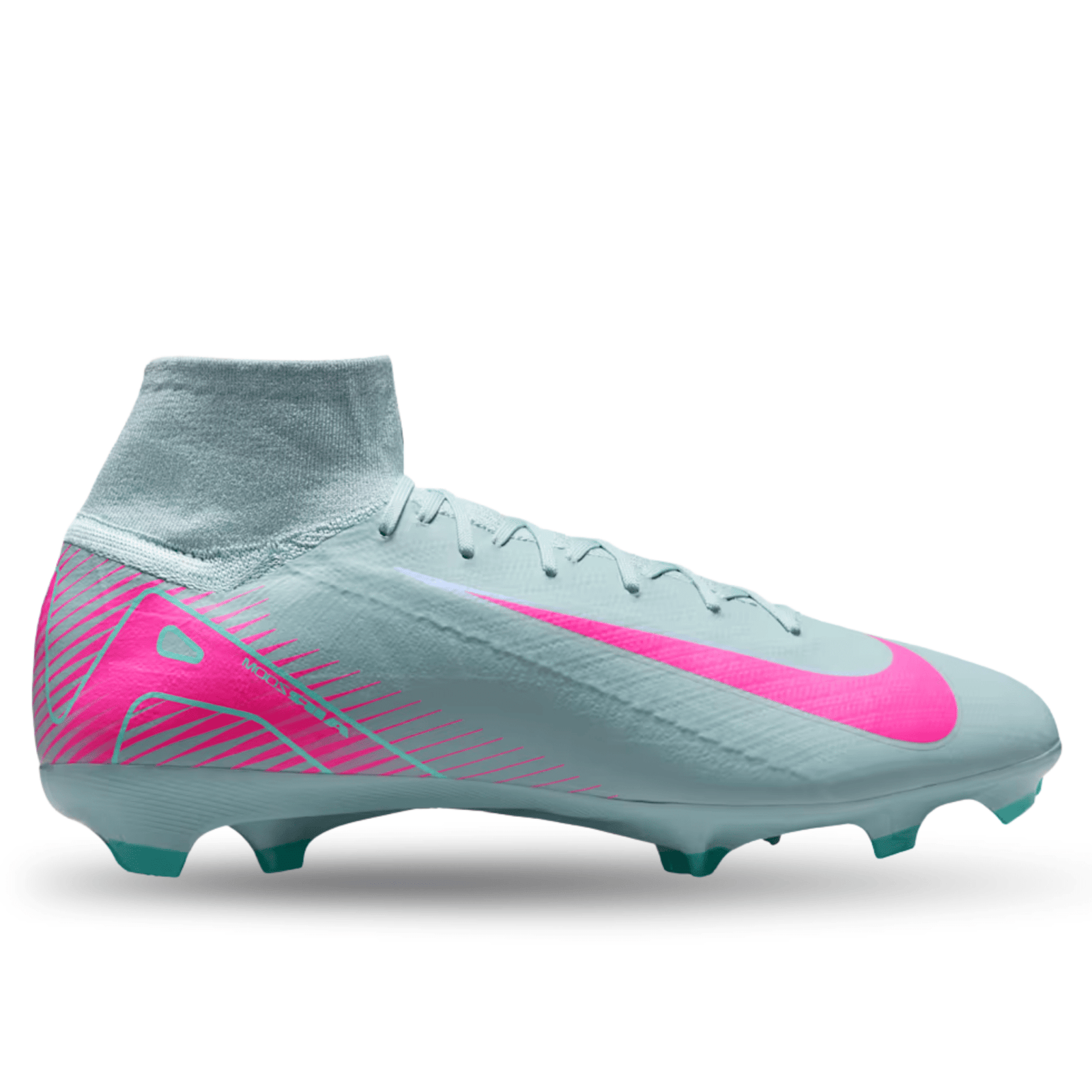 Nike Zoom Superfly 10 Pro FG Soccer Cleats (Ocean Cube/Pink Blast) | SoccerWearhouse