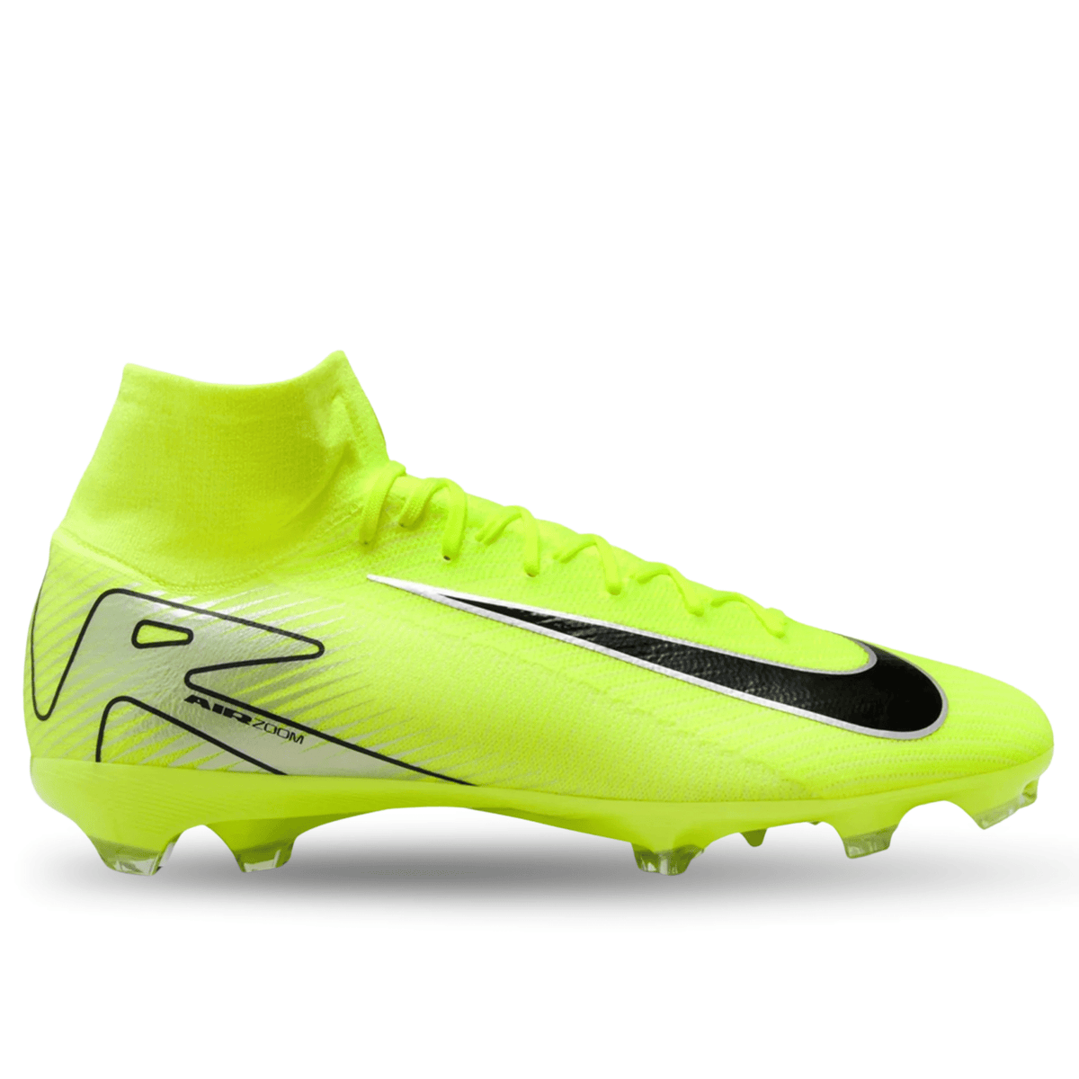 Nike Zoom Superfly 10 Pro FG Soccer Cleats (Volt/Black) | SoccerWearhouse