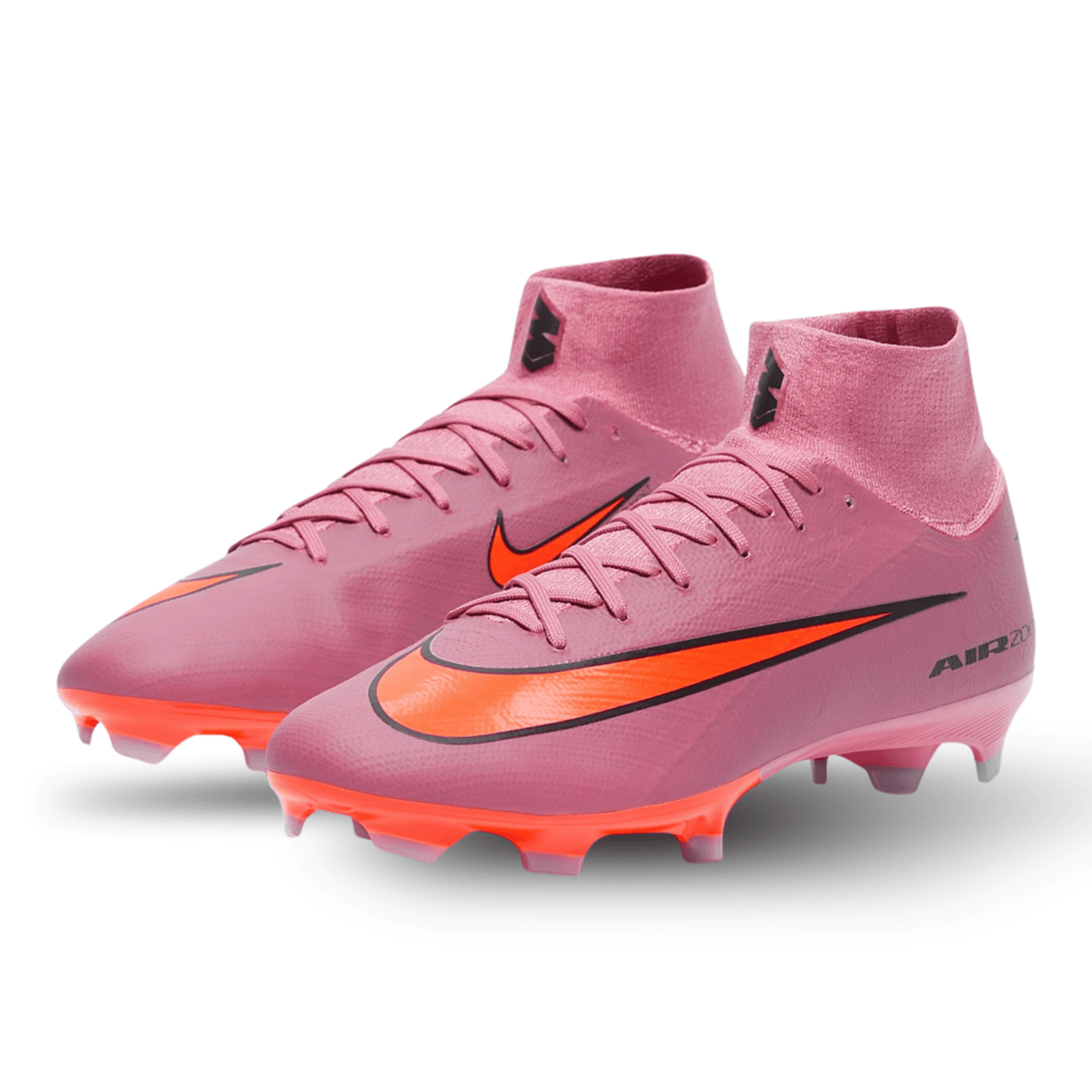 Nike Zoom Superfly 10 Pro Firm Ground Soccer Cleats (Magic Flamingo/Black/Total Crimson) | SoccerWearhouse
