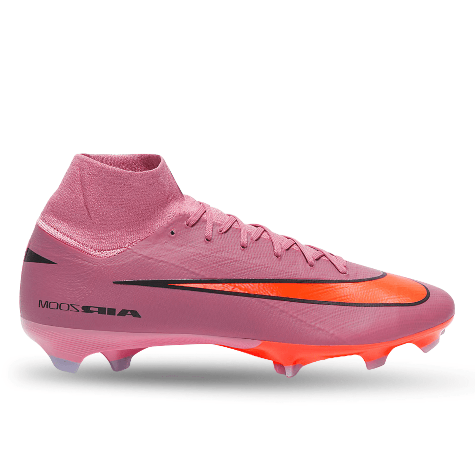 Nike Zoom Superfly 10 Pro Firm Ground Soccer Cleats (Magic Flamingo/Black/Total Crimson) | SoccerWearhouse
