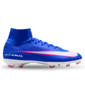 Nike Zoom Superfly 10 Pro Firm Ground Soccer Cleats (Racer Blue/White)
