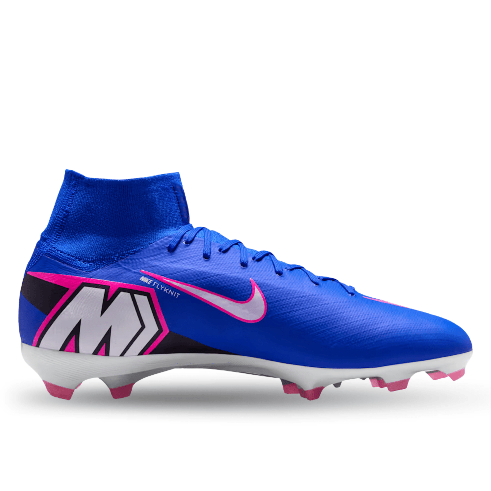 Nike Zoom Superfly 10 Pro Firm Ground Soccer Cleats (Racer Blue/White) | SoccerWearhouse