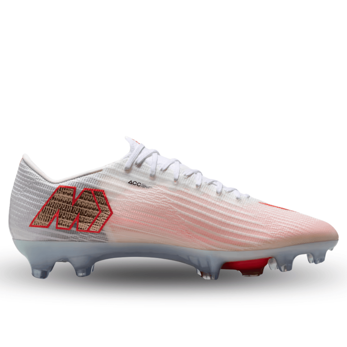 Nike Zoom Superfly 11 Elite FG Soccer Cleats (White/Blur/Bright Crimson) | SoccerWearhouse