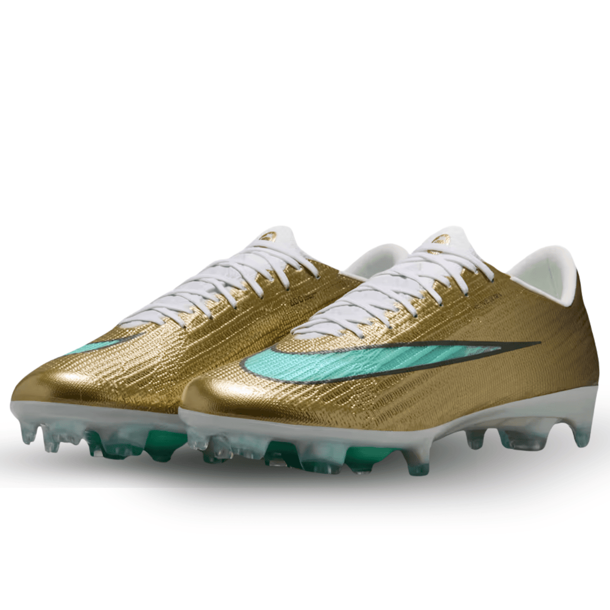 Nike Zoom Superfly 11 Elite KM FG Soccer Cleats (Metallic Gold/Green Glow) | SoccerWearhouse