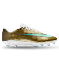 Nike Zoom Superfly 11 Pro KM FG Soccer Cleats (Metallic Gold/Green)