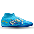 Nike Zoom Superfly 9 Academy Indoor Soccer Shoes (Baltic Blue/White)