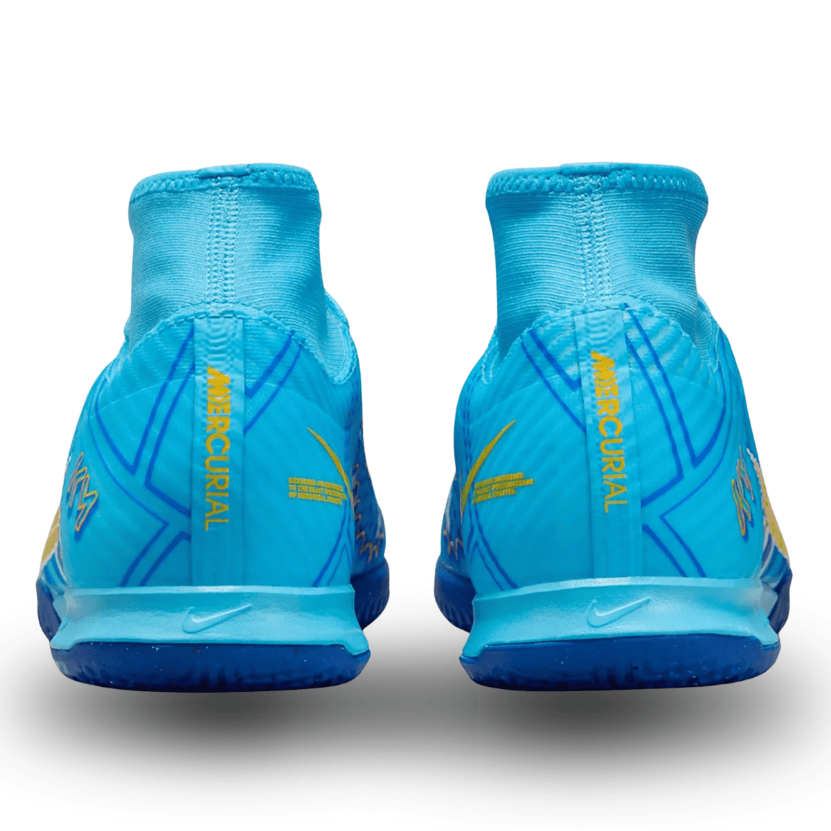 Nike Zoom Superfly 9 Academy Indoor Soccer Shoes (Baltic Blue/White) | SoccerWearhouse