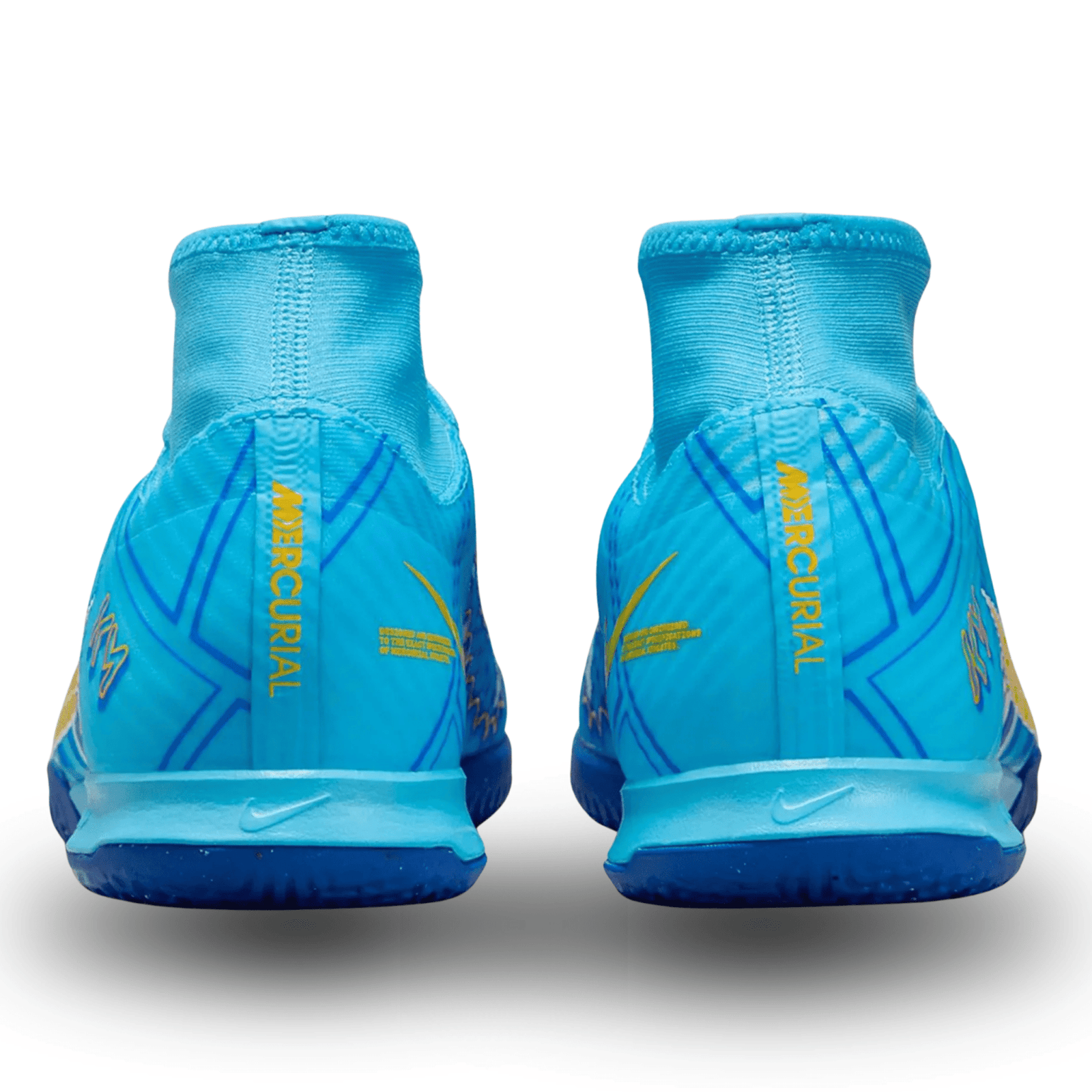 Nike Zoom Superfly 9 Academy Indoor Soccer Shoes (Baltic Blue/White) | SoccerWearhouse