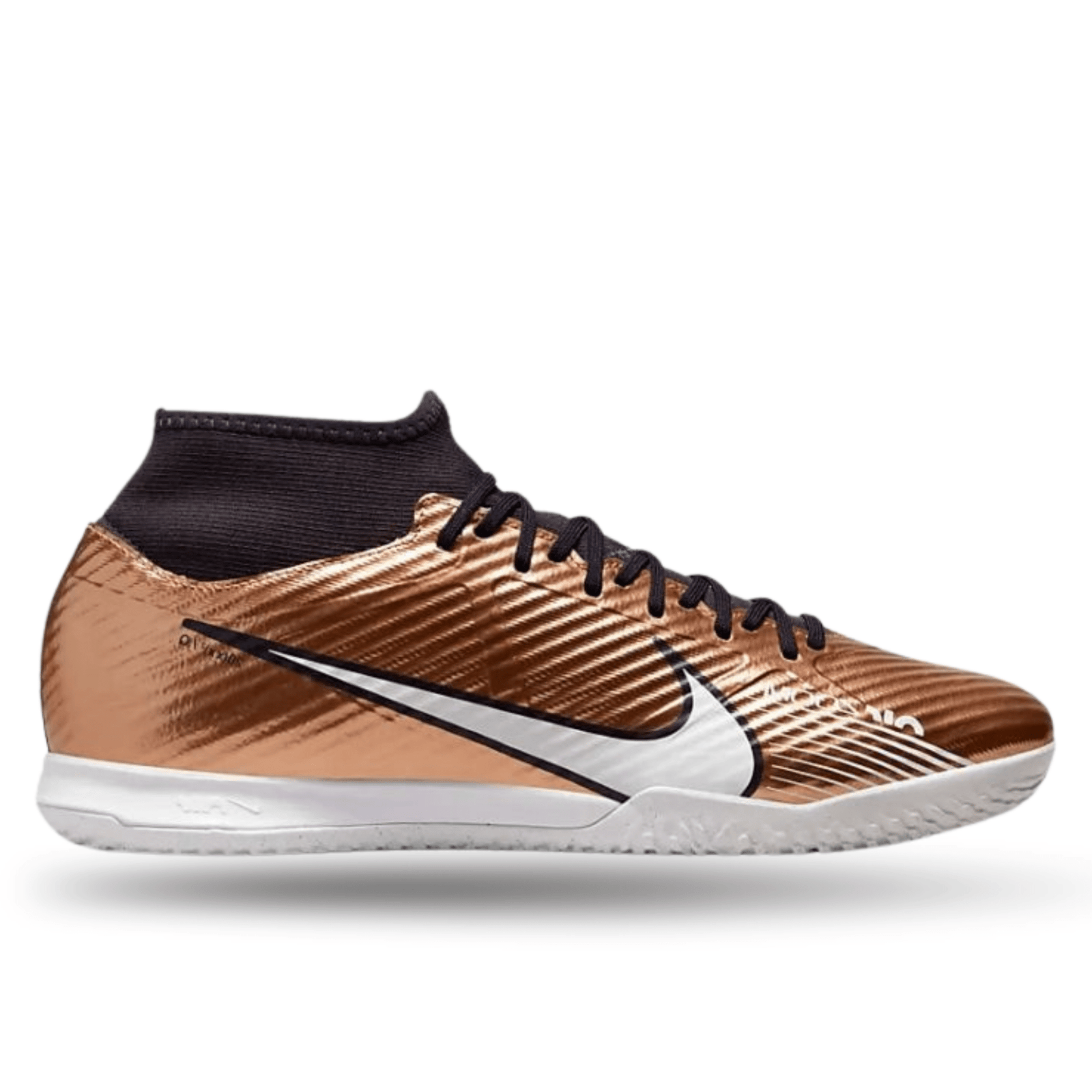 Nike Zoom Superfly 9 Academy Indoor Soccer Shoes (Metallic Copper) | SoccerWearhouse