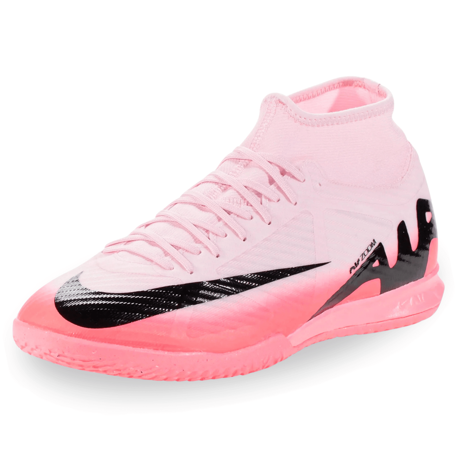 Nike Zoom Superfly 9 Academy Indoor Soccer Shoes (Pink Foam/Black) | SoccerWearhouse