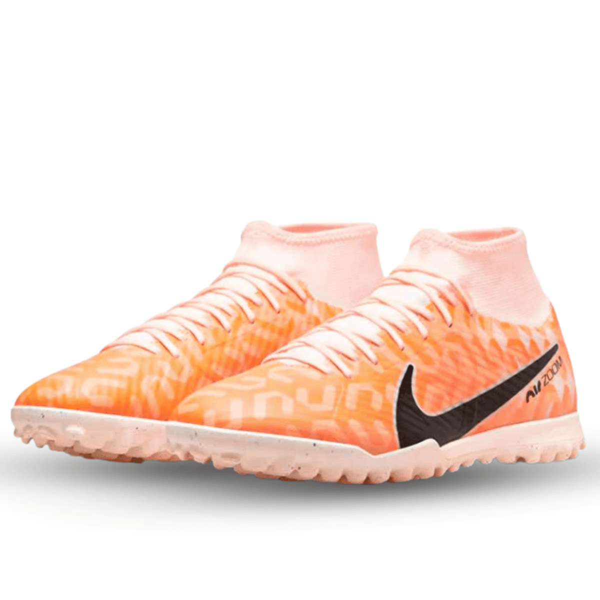Nike Zoom Superfly 9 Academy Turf Soccer Shoes (Guava Ice/Black) | SoccerWearhouse