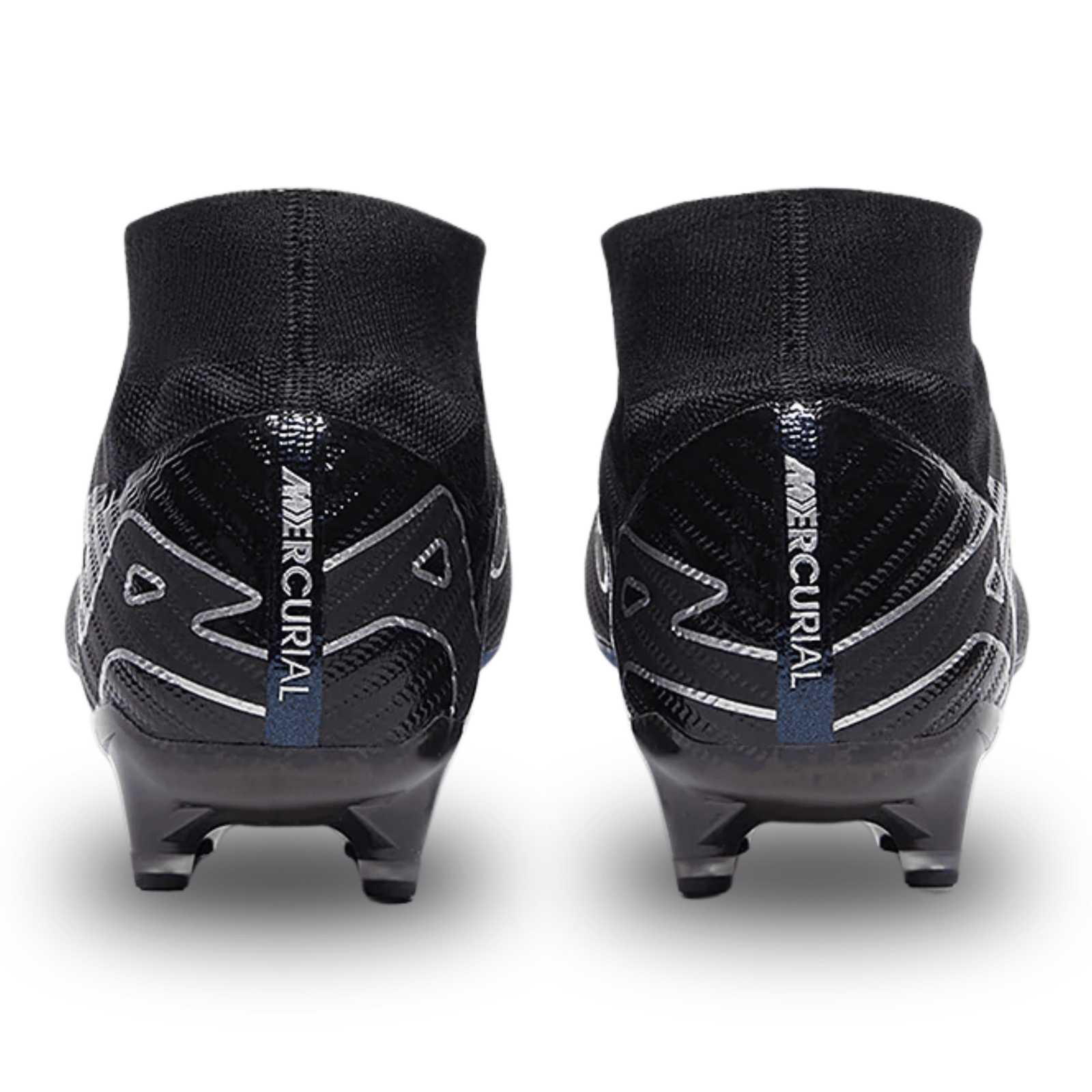 Nike Zoom Superfly 9 Elite AG - Pro Soccer Cleats (Black/Chrome - Hyper Royal) | SoccerWearhouse