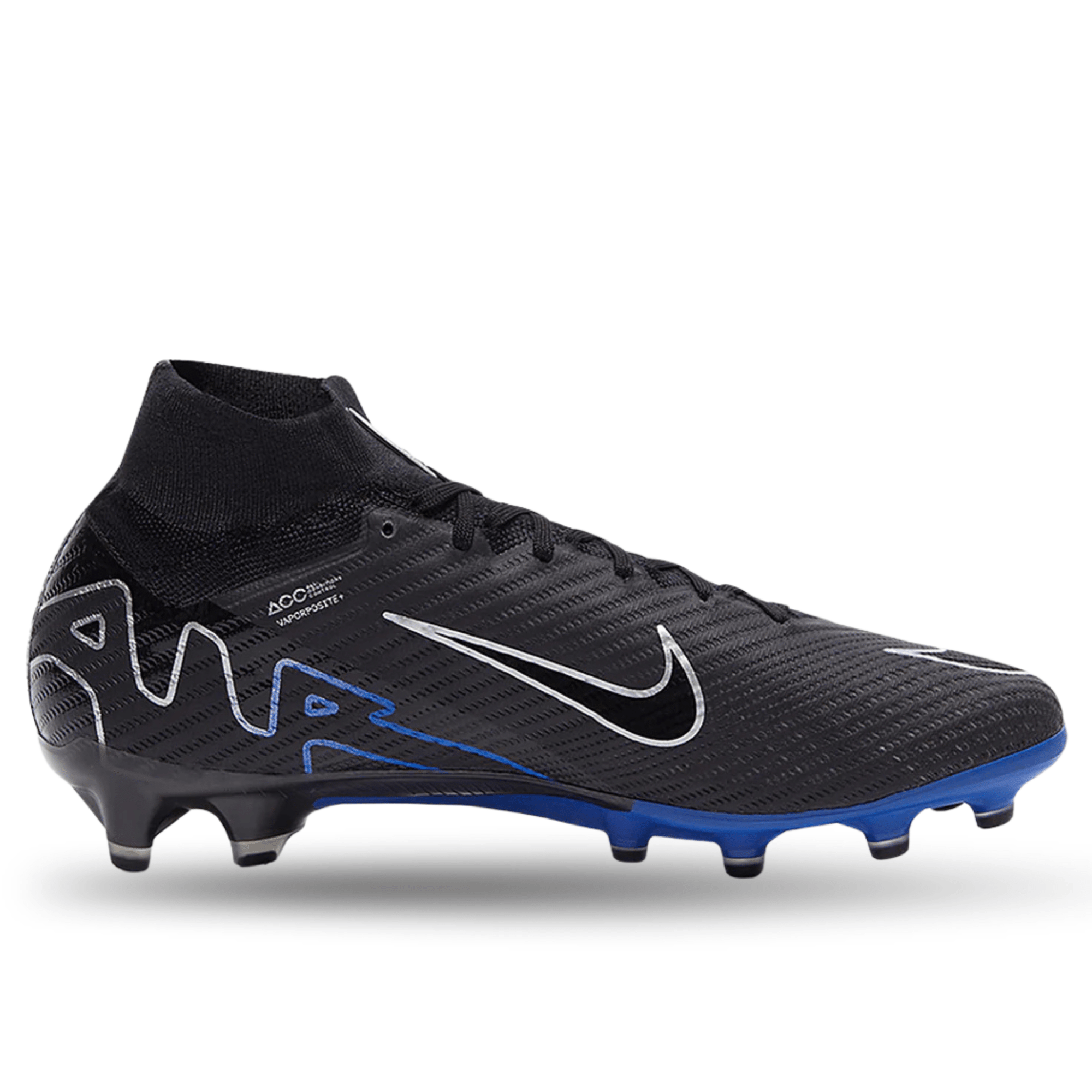 シューズ NIKE ZOOM SUPERFLY 9 ELITE AG-PRO 27.5 Nike Zoom Superfly 9 Elite AG-Pro Soccer Cleats (Black/Chrome-Hyper Ro
