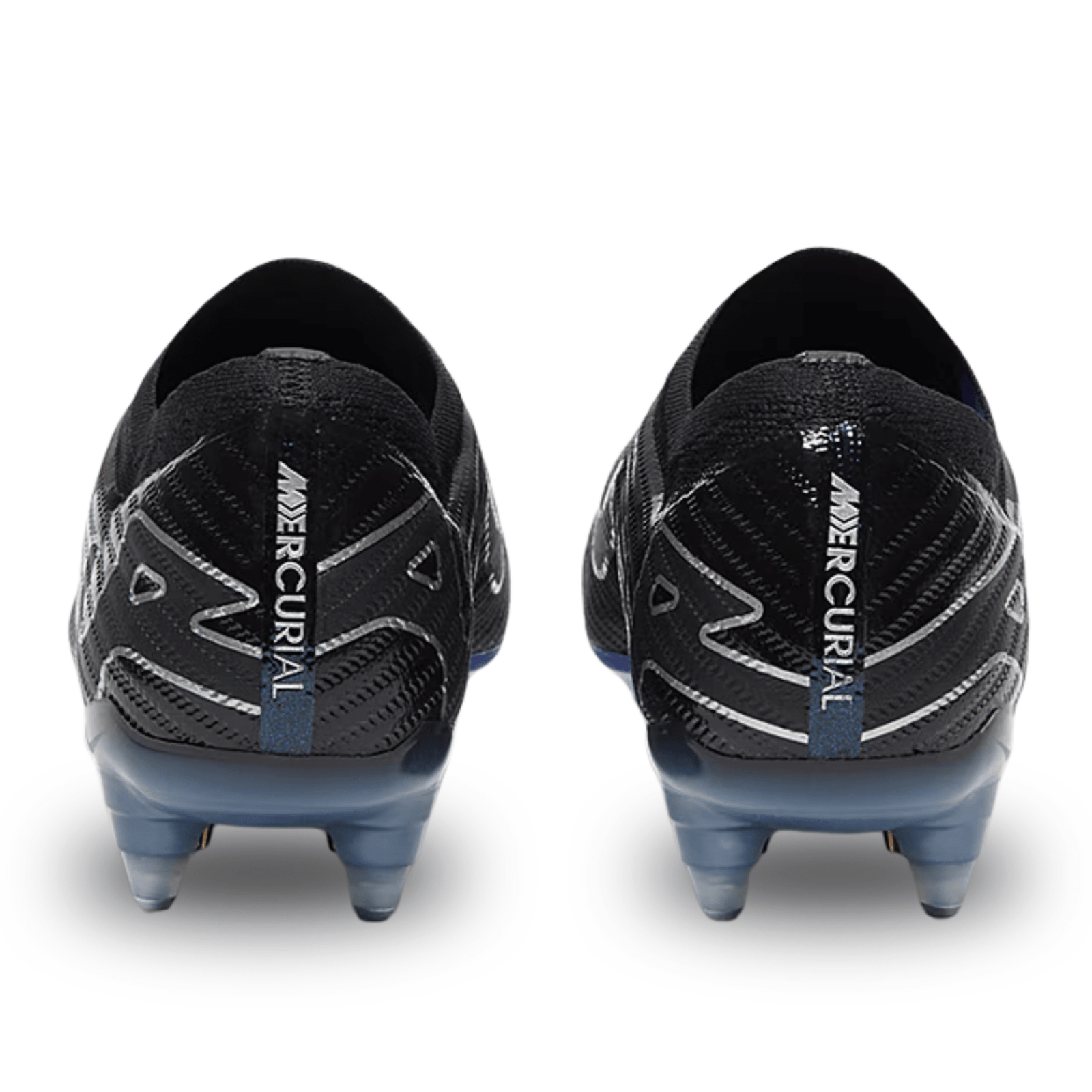 Nike Zoom Vapor 15 Elite SG - Pro Soccer Cleats (Black/Chrome - Hyper Royal) | SoccerWearhouse