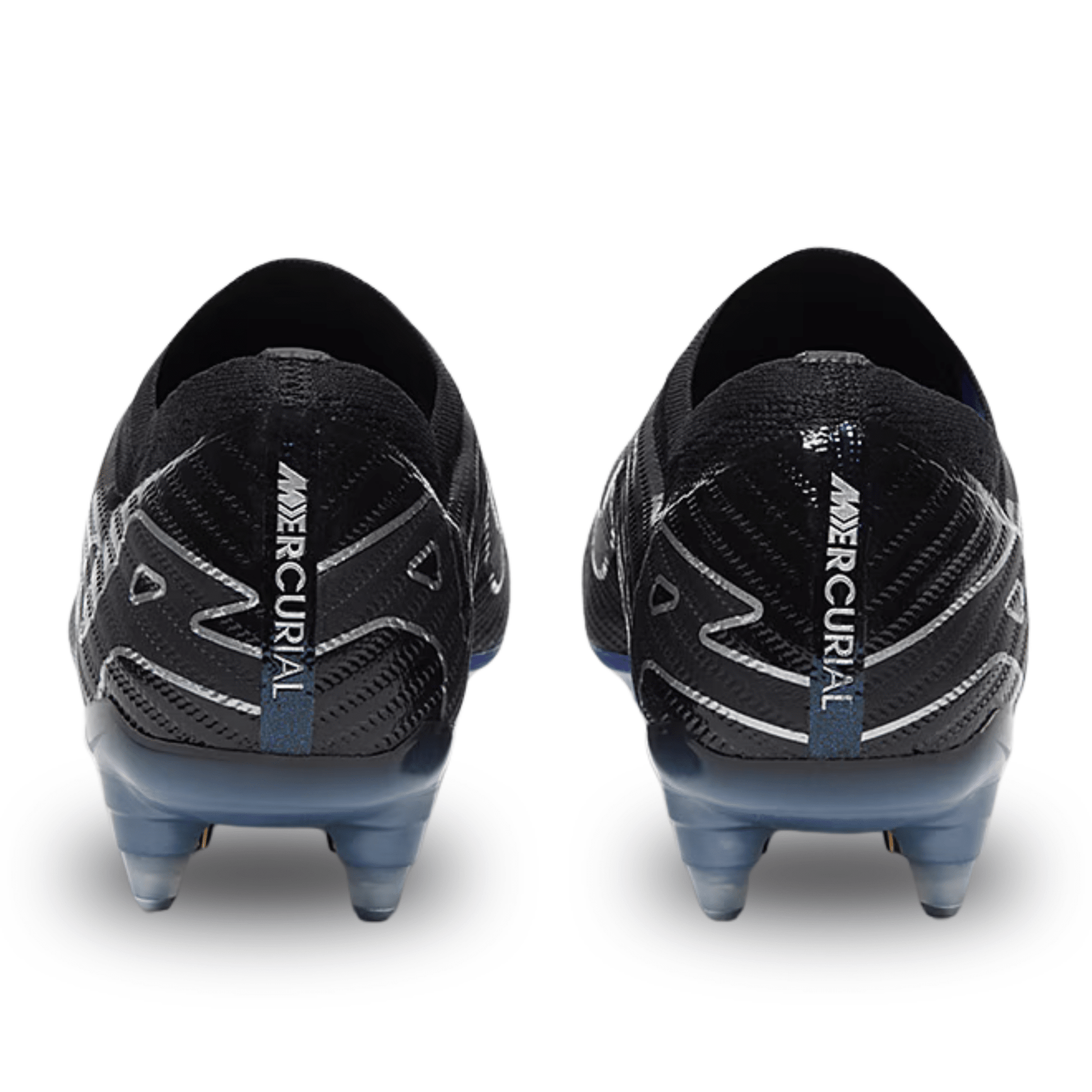 Nike Zoom Vapor 15 Elite SG-Pro Soccer Cleats (Black/Chrome-Hyper Roya