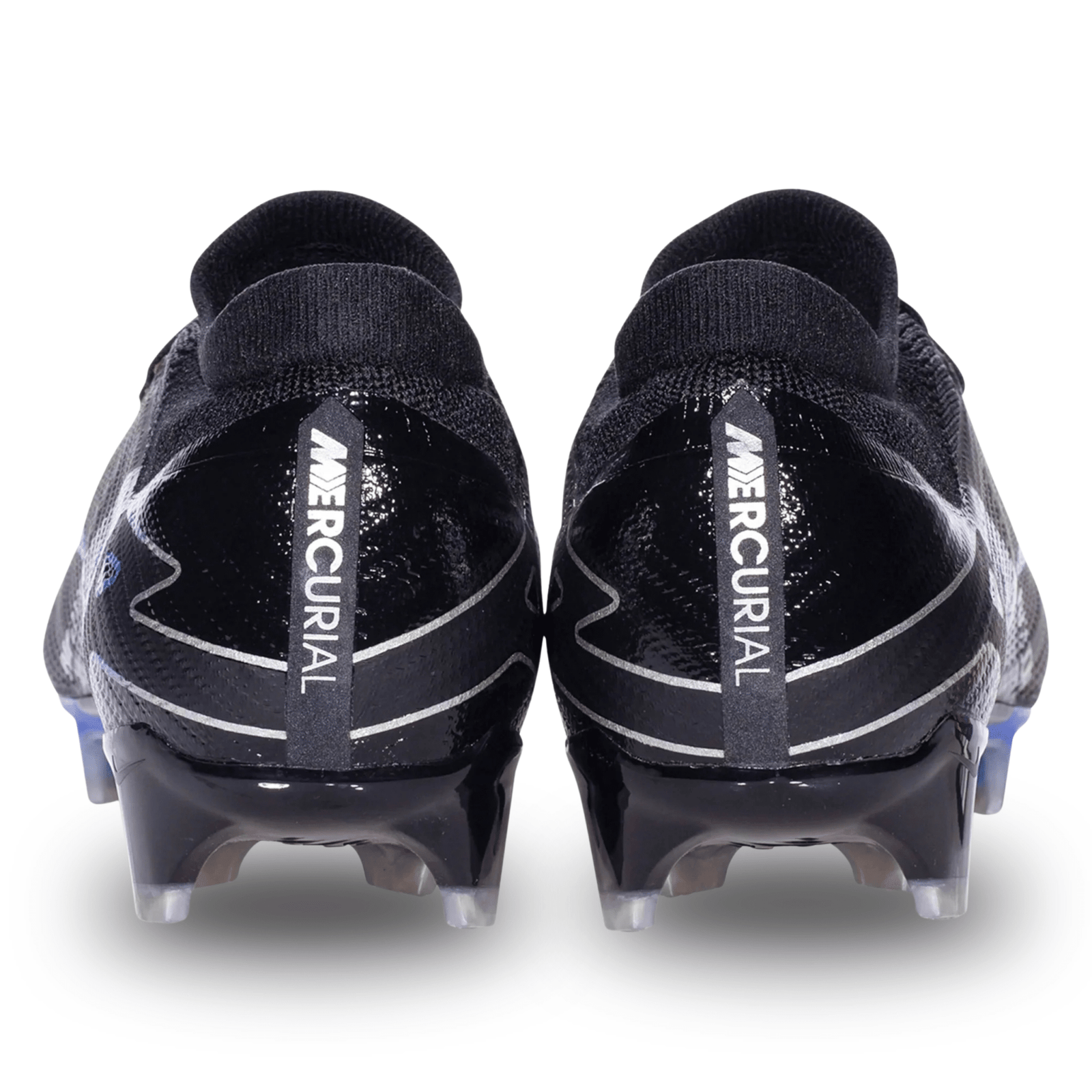 Nike Zoom Vapor 15 Pro Firm Ground Soccer Cleats (Black/Chrome - Hyper Royal) | SoccerWearhouse