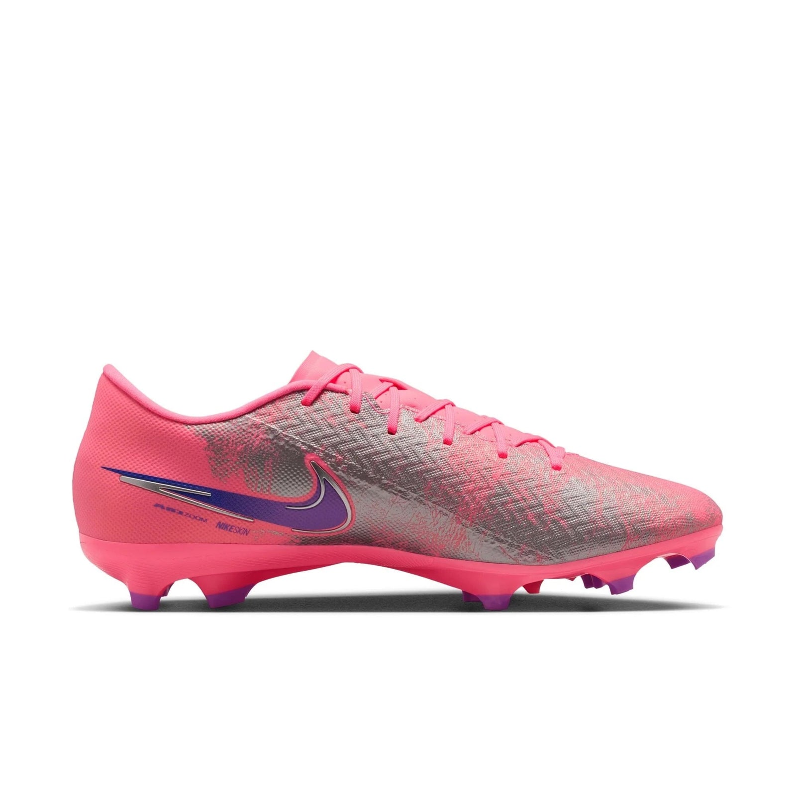 Nike Zoom Vapor 16 Academy VJR FG/MG Soccer Cleats (Sunset Pulse/Old Royal) | SoccerWearhouse