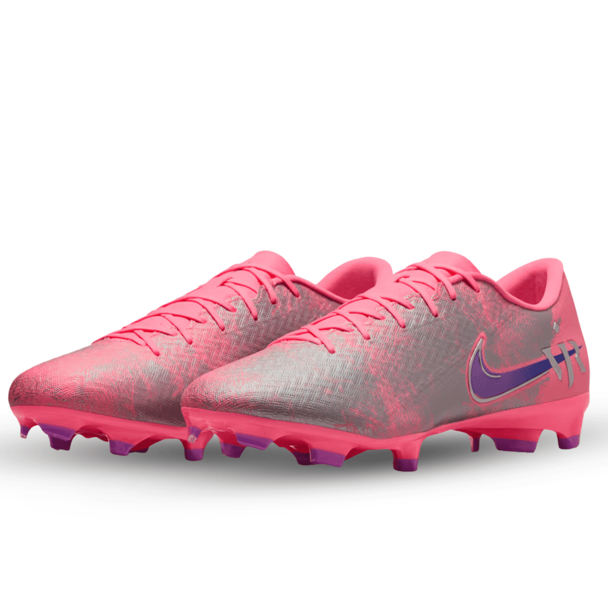 Nike Zoom Vapor 16 Academy VJR FG/MG Soccer Cleats (Sunset Pulse/Old Royal) | SoccerWearhouse