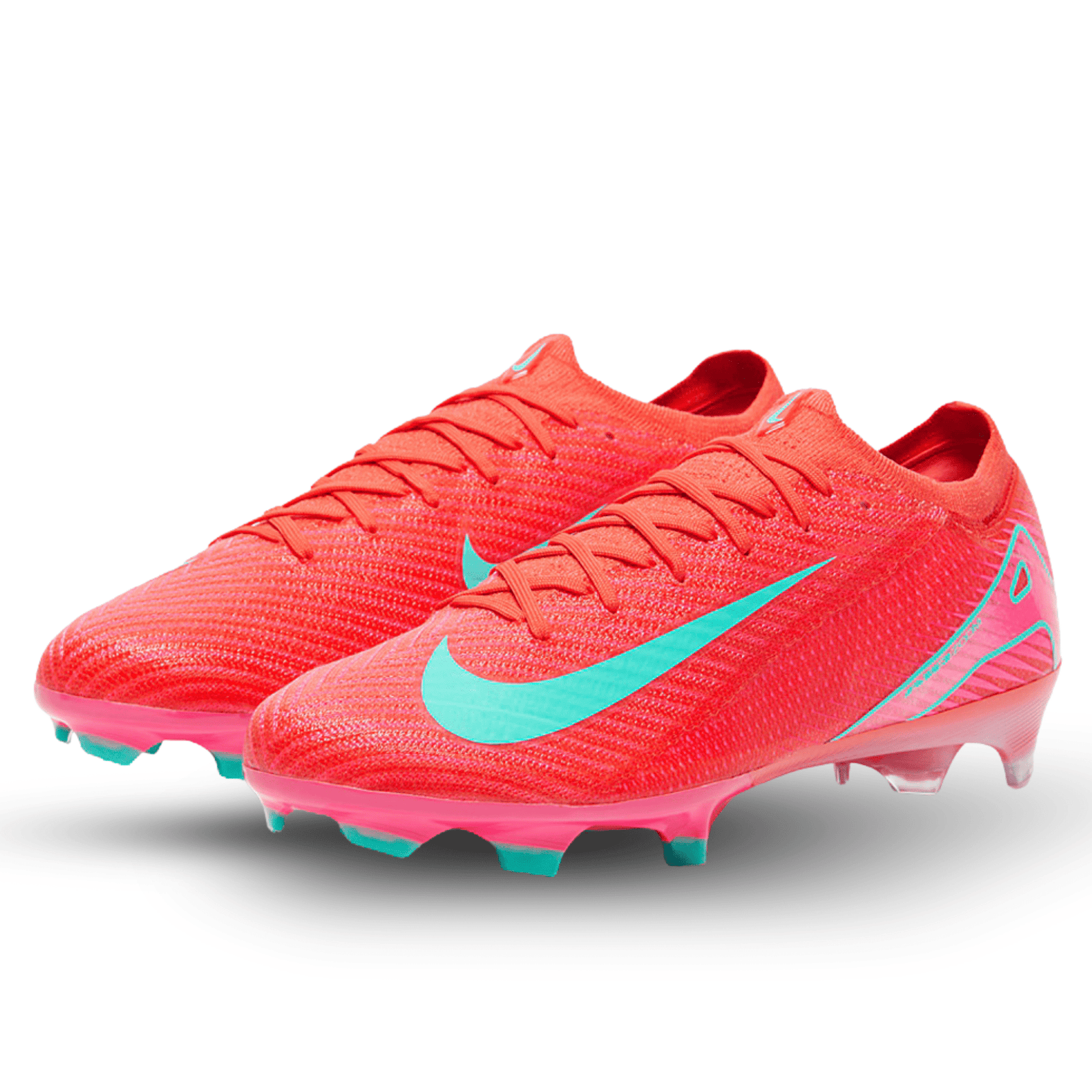 Nike Zoom Vapor 16 Elite FG Soccer Cleats (Ember Glow/Aurora Green) | SoccerWearhouse