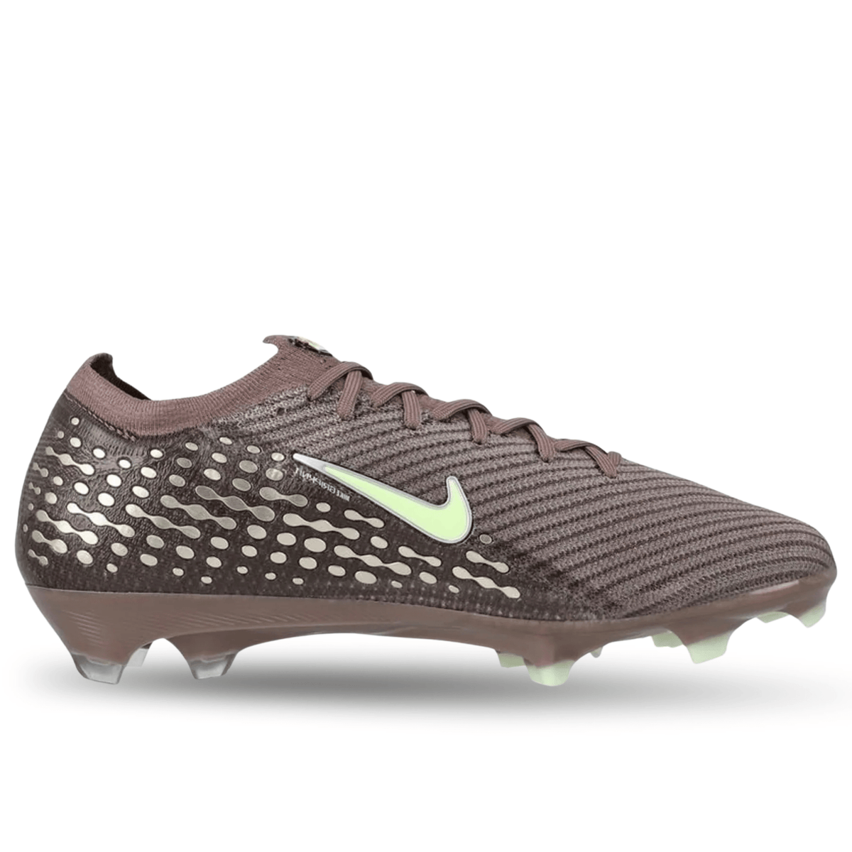 Nike Zoom Vapor 16 Elite KM FG Soccer Cleats (Plum Eclipse/Metallic Silver) | SoccerWearhouse